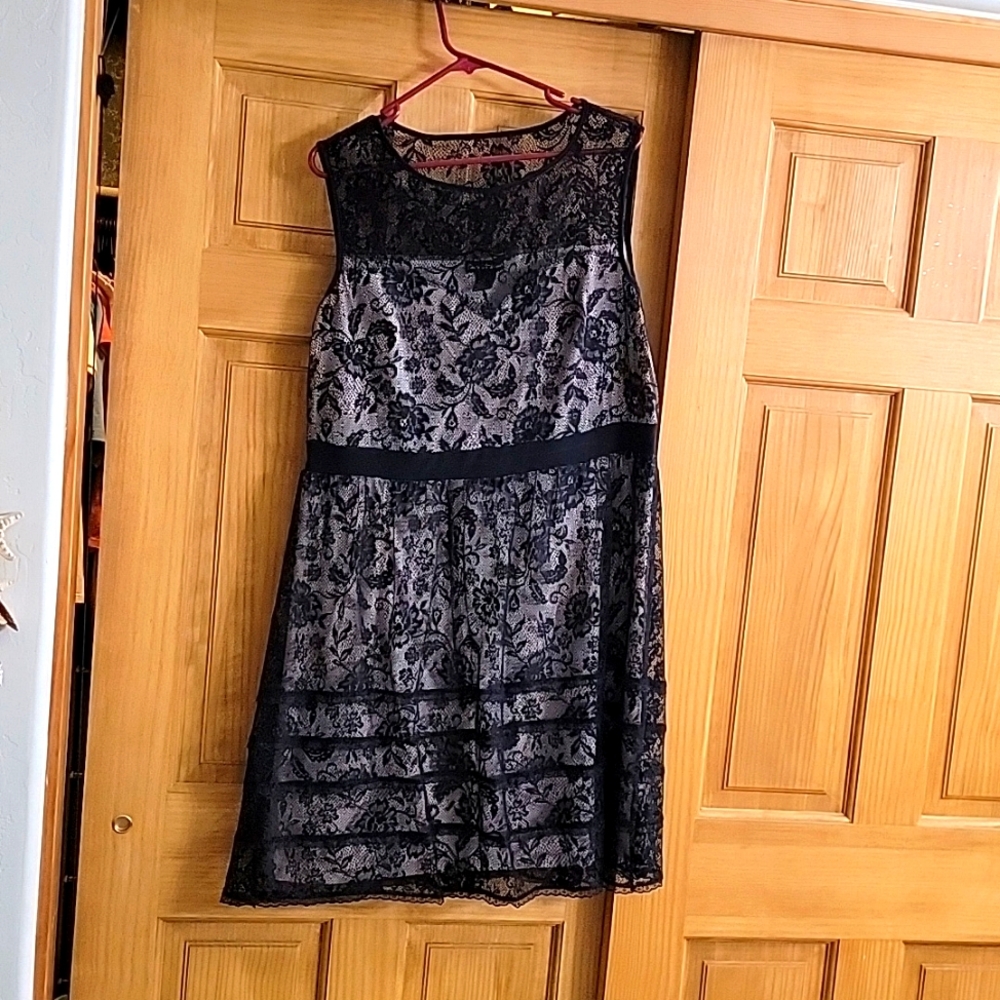 Black-lace dress